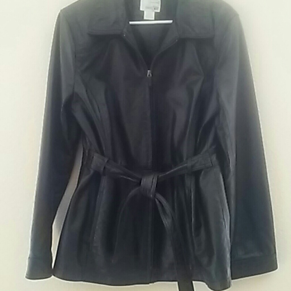 East 5th 100% Genuine Black Leather Jacket Large
